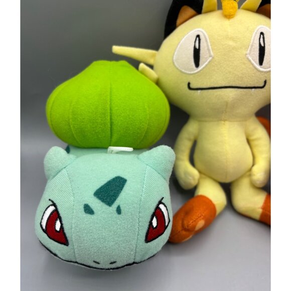 Pokemon Plush Toy Set Meowth Eevee Bulbasaur Umbreon 4 Pcs Mixed Color - Picture 2 of 6
